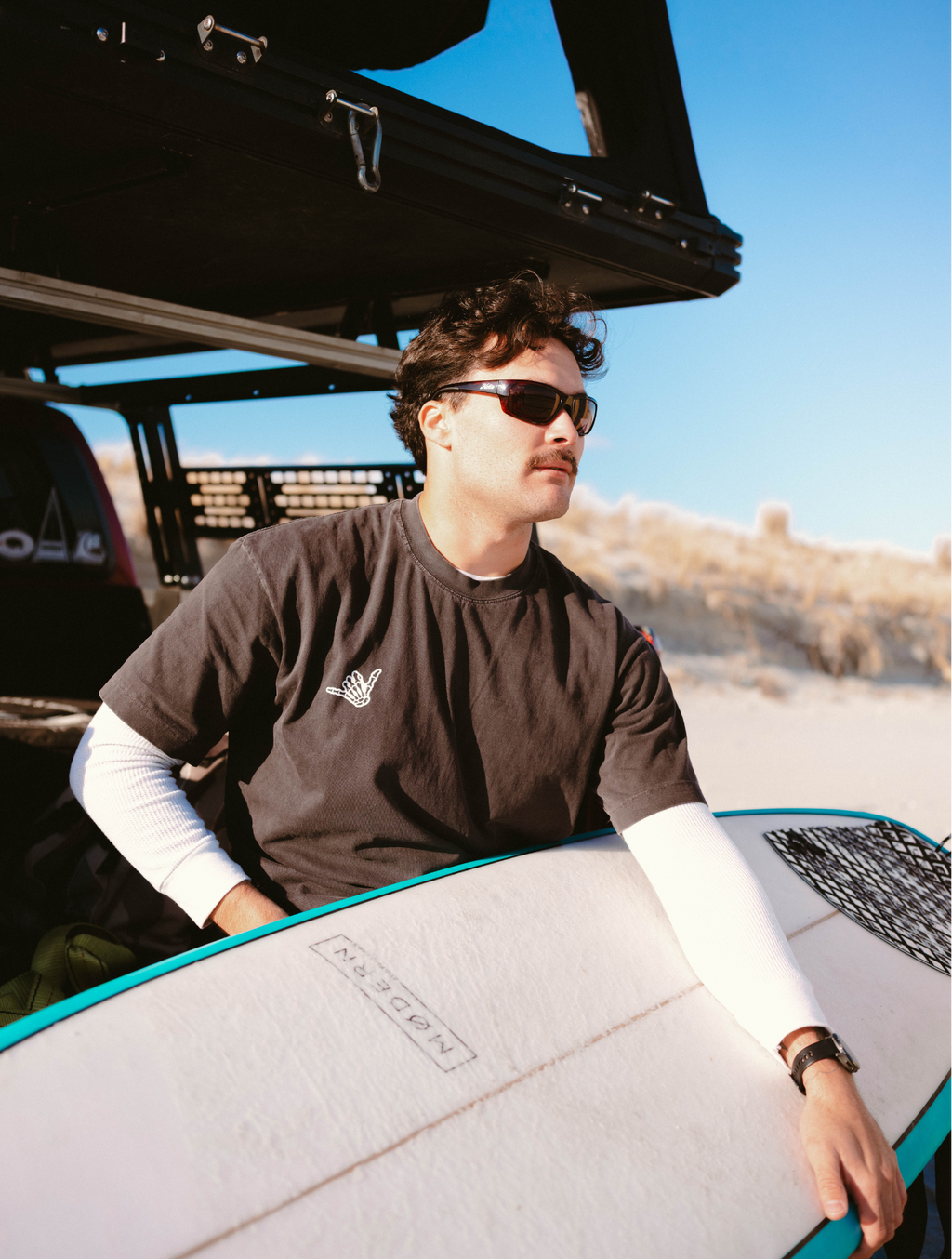 Oversized Cotton Tee "Neon Topo"