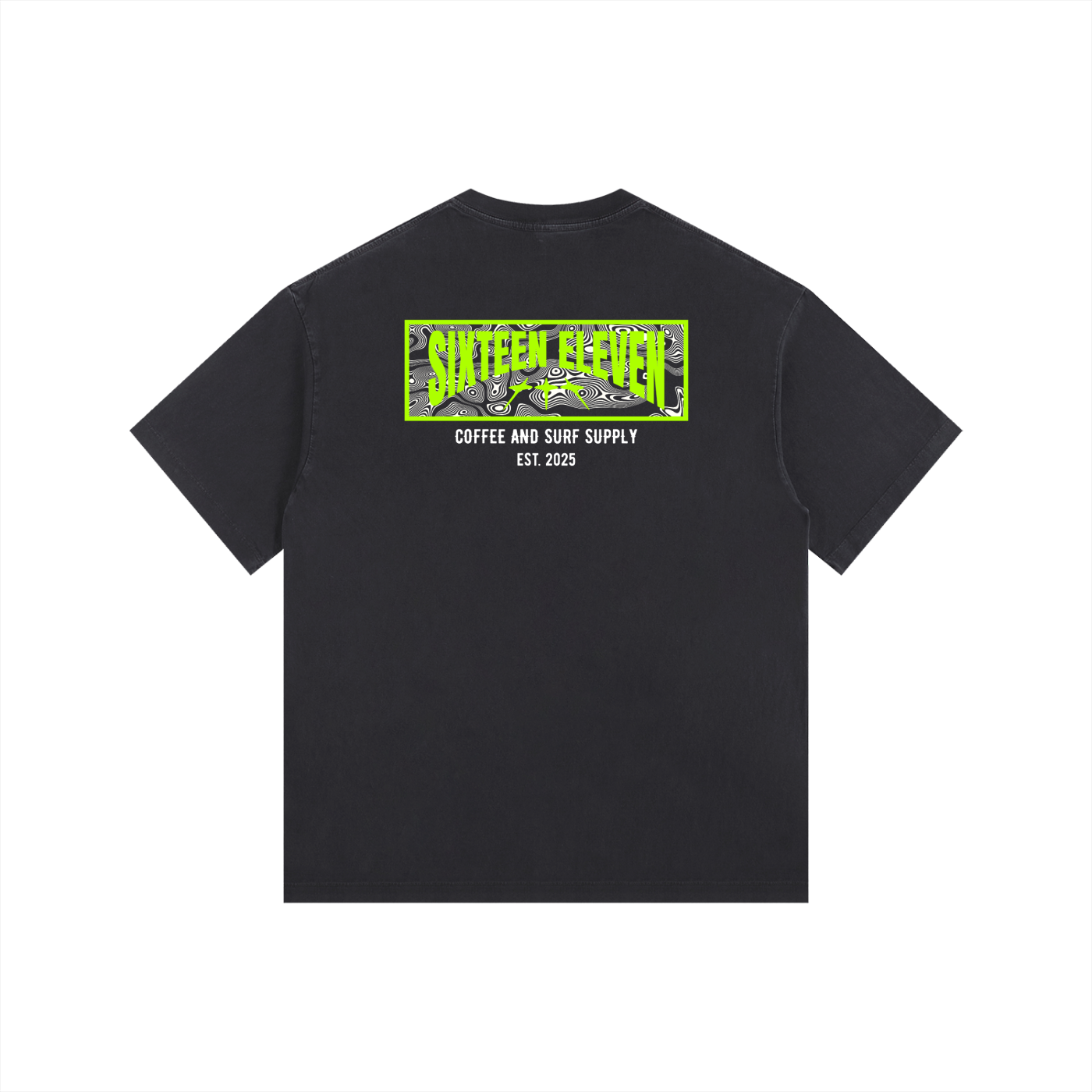 Oversized Cotton Tee "Neon Topo"